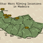 Star Wars filming locations map view