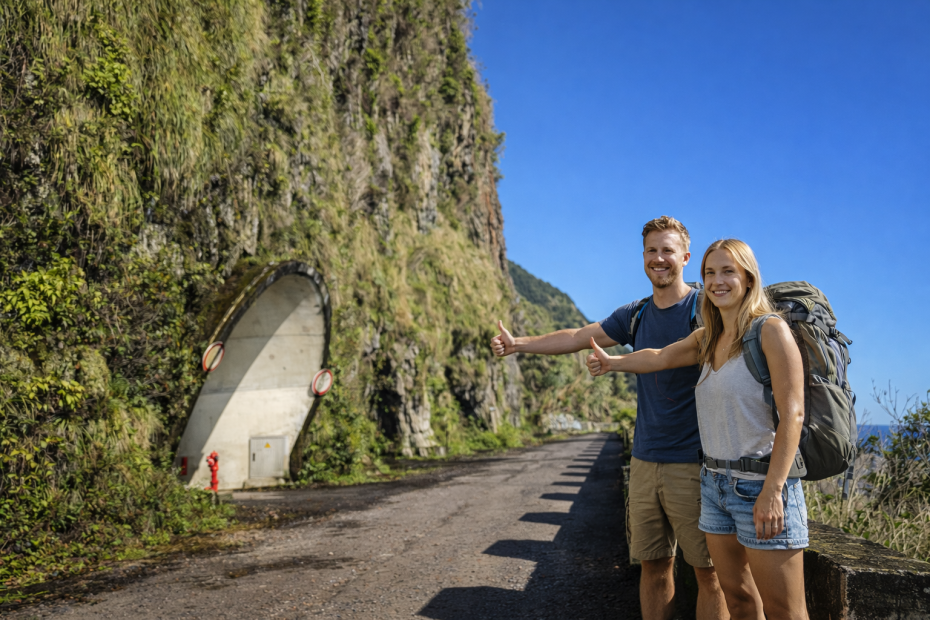 hitchiking in Madeira public transport