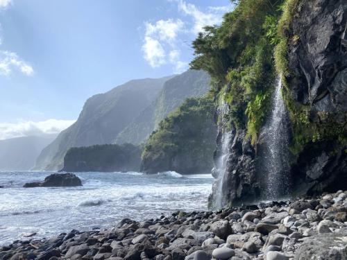 Beach Waterfall