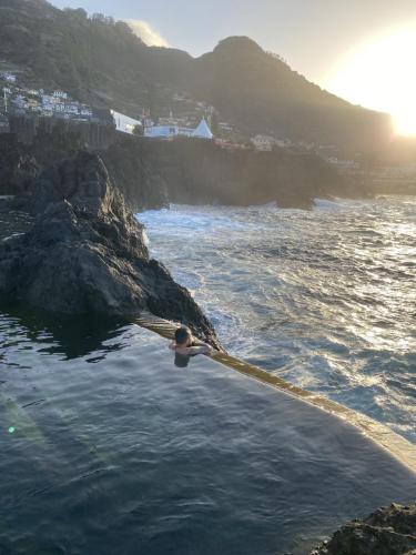 Volcanic pool infinity Madeira